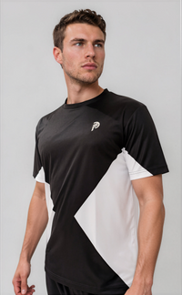 T-shirt de padel homme – Player Set | Noir
