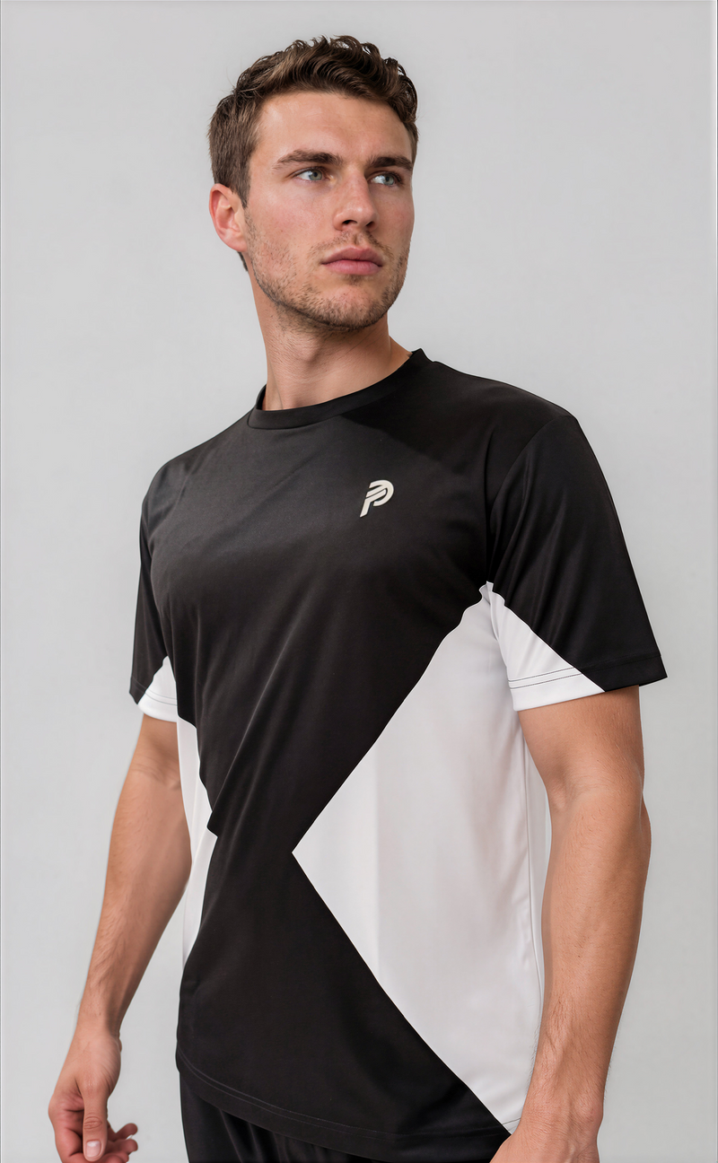T-shirt de padel homme – Player Set | Noir