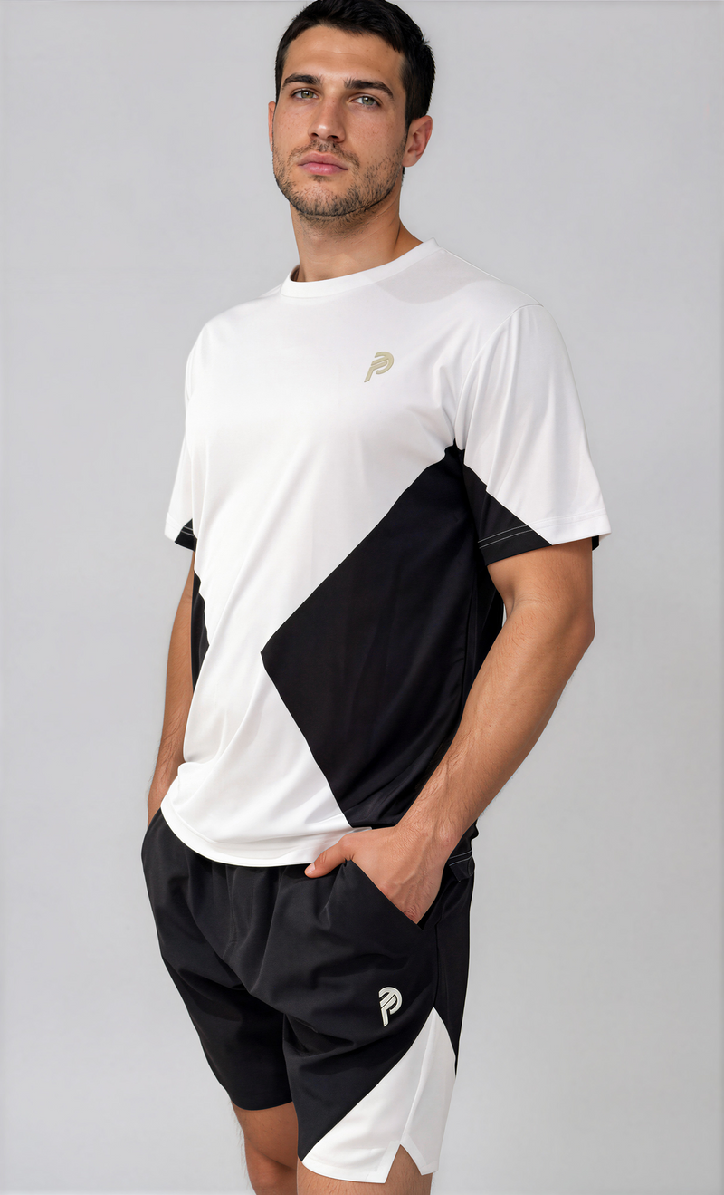 T-shirt de padel homme – Player Set | Blanc
