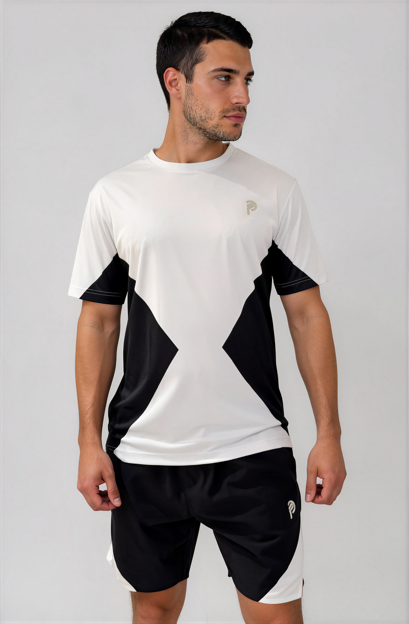 T-shirt de padel homme – Player Set | Blanc